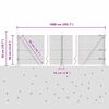 vidaXL Zaunpfosten Gr&uuml;n 10 x 0,4 m (16 x 16 mm Maschen) Stahl und PVC