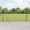 vidaXL Zaunpfosten Grau 25 x 1,5 m (36 mm Maschen) Stahl
