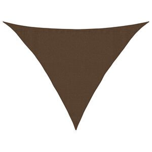 vidaXL Sonnensegel 160 g/m&sup2; Braun 3,5x3,5x4,9 m HDPE