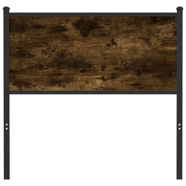 vidaXL Ersatz-Kopfteil R&auml;uchereiche 80 cm Holzwerkstoff und Stahl