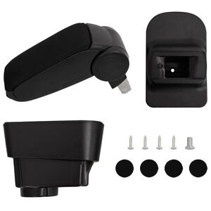 vidaXL Auto-Armlehne Schwarz 11x35x(32&ndash;49) cm ABS