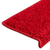 vidaXL Stufenmatten 20 Stk. 65x21x4 cm Rot Rechteckiger Rand
