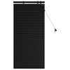 vidaXL Venezianische Jalousie Schwarz 55 x 130 cm 35 mm