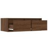 vidaXL TV-Schrank mit LED-Leuchten Braun Eichen-Optik 75x35,5x25 cm