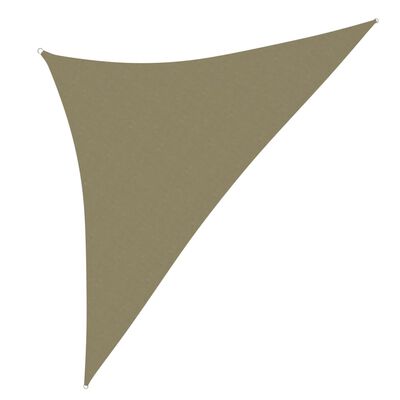 vidaXL Sonnensegel Oxford-Gewebe Dreieckig 2,5x2,5x3,5 m Beige
