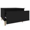 vidaXL Beistelltisch Schwarz 50x46x35 cm Holzwerkstoff