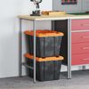 vidaXL Werkbank mit Schubladen 3 pcs Rot und Grau 75 x 45 x 85 cm