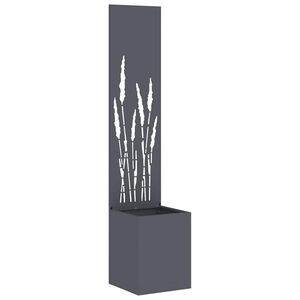 vidaXL Garten Sichtschutz-Leinwand Anthrazit 32 x 150 cm