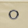 vidaXL Aufbewahrungsboxen mit Deckeln 4 Stk. 28x28x28 cm Creme