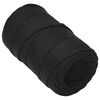 vidaXL Bootsseil Schwarz 2 mm 500 m Polypropylen