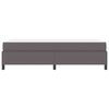 vidaXL Bettrahmen mit Matratze Grau 80 x 200 cm Stoff