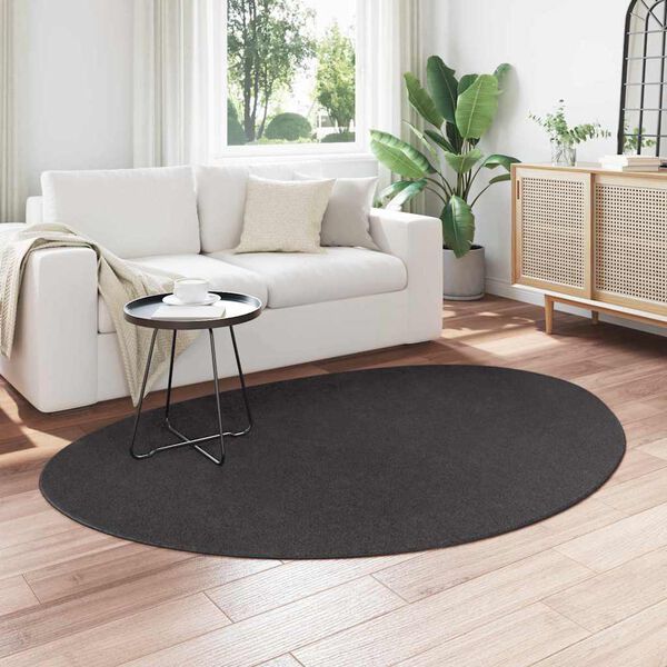 vidaXL Bereichsteppiche HUARTE Anthrazit 140 x 200 cm Polyester