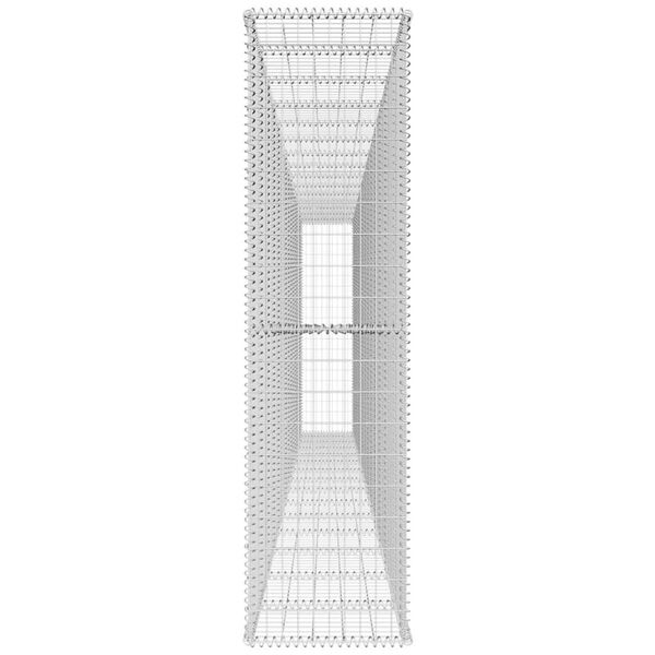 vidaXL Gabionenwand mit Abdeckung 600&times;50&times;200 cm