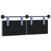vidaXL H&auml;ngevorderseite Wandmontiert Jeans blau 150 x 55 x 7 cm Stoff