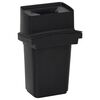 vidaXL Auto-Armlehne Schwarz 12x32x(34-50) cm ABS