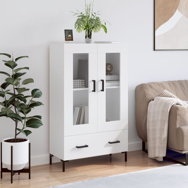 vidaXL Highboard Wei&szlig; 69,5x31x115 cm Holzwerkstoff