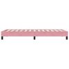 vidaXL Bettgestell ohne Matratze Rosa 90x210 cm Samt
