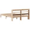 vidaXL Massivholzbett ohne Matratze 150x200 cm Kiefernholz