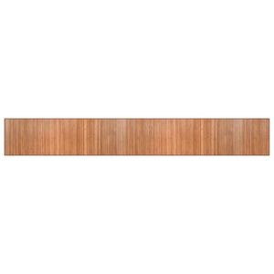 vidaXL Teppich Rechteckig Natur 70x500 cm Bambus