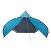vidaXL Teepee Zelt mit Dach Blau und Grau 600 x 600 x 347 cm