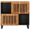 vidaXL Sideboard 80x34x75 cm Massivholz Akazie