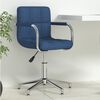 vidaXL Bürostuhl Drehbar Blau Stoff