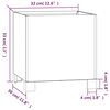 vidaXL Pflanzk&uuml;bel mit Beinen 2 Stk. Rostig 30x30x30 cm Cortenstahl