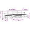 vidaXL Garten-Lounge-Set 7 pcs Wachsbraun Massives Kiefernholz