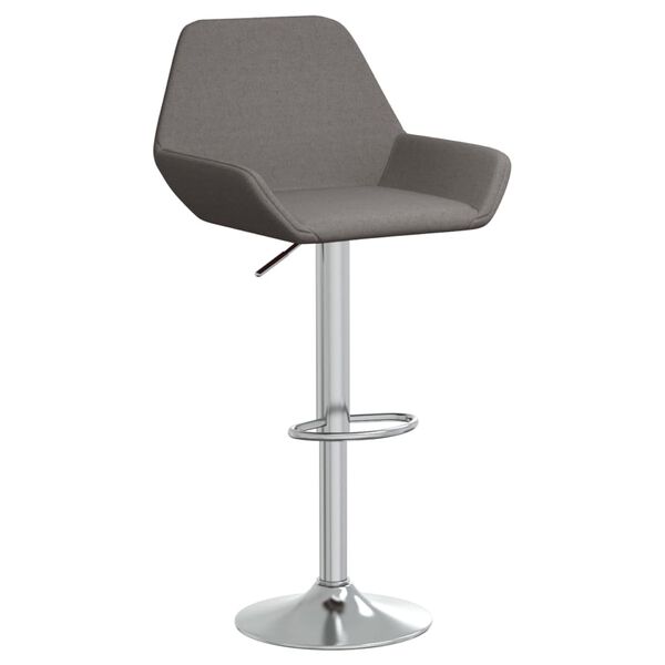 vidaXL Barhocker 2 Stk. Dunkelgrau Stoff