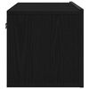 vidaXL TV-Schr&auml;nk 2 pcs Schwarz Eichen-Optik 80 x 30 x 30 cm