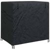 vidaXL Hollywoodschaukel-Abdeckung Schwarz 175 x 125 x 180 cm