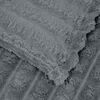 vidaXL Wohndecken 6 pcs Dunkelgrau 270 x 240 cm Fleece