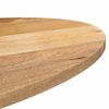 vidaXL Tischplatte 110x40x2,5 cm Oval Massivholz Mango