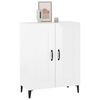 vidaXL Sideboard Hochglanz-Wei&szlig; 69,5x34x90 cm Holzwerkstoff