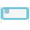 vidaXL Kleinkind-Bettschutzgitter Blau 150x25 cm Stoff