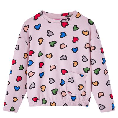 Kinder-Sweatshirt Rosa 128