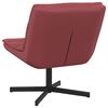 vidaXL Drehstuhl Weinrot 63 x 75 x 76 cm PU