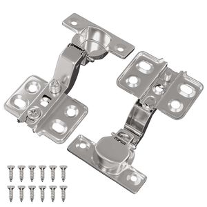 vidaXL Scharnier 2 pcs Nickel 85 x 52,5 x 9,5 mm Eisen