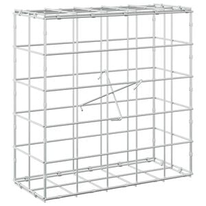 vidaXL Gabione mit 3,5 mm Draht und 10x10 cm Maschen 50x20x50 cm