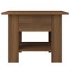 vidaXL Couchtisch Braun Eichen-Optik 55x55x42 cm Holzwerkstoff