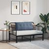 vidaXL R&uuml;ckenkissen Blau 100 x 50 cm Cordstoff