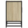 vidaXL Nachttische 2 Stk. Sonoma-Eiche 40x31x50cm Holzwerkstoff Metall