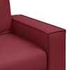 vidaXL Sofa 59cm Weinrot Stoff