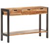 vidaXL Sideboard 110x35x75 cm Massivholz