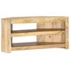 vidaXL TV-Eckschrank 90 x 45 x 45 cm Massivholz Mango