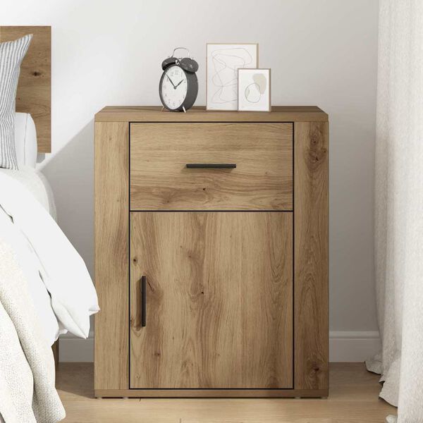 vidaXL Nachttisch Artisan-Eiche 35 x 50 x 60 cm Holzwerkstoff