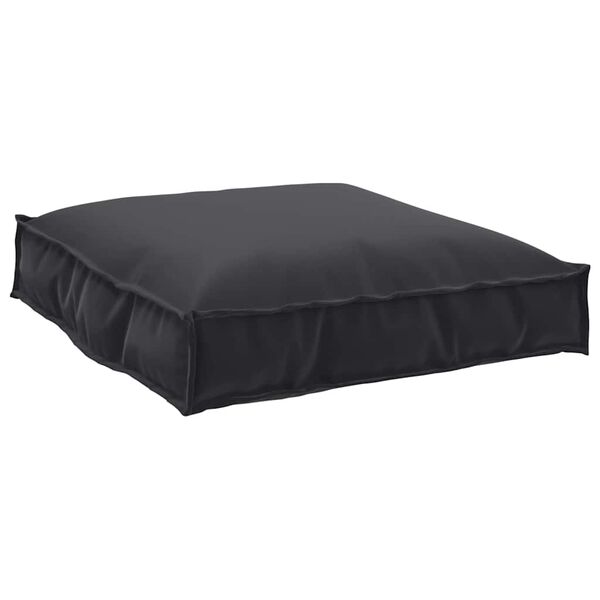 vidaXL Kissen Schwarz 70 x 70 x 12 cm Oxford-Stoff