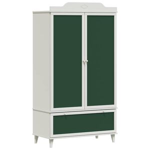 vidaXL Kinder kreative Aufbewahrung ROROS Wei&szlig; 90 x 45 x 165 cm