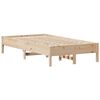vidaXL Massivholzbett ohne Matratze 75x190 cm Kiefernholz