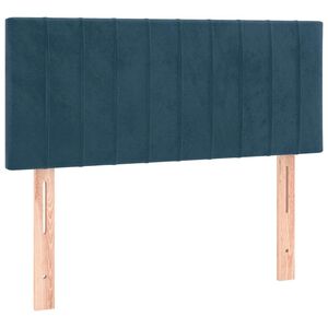 vidaXL Kopfteil Dunkelblau 90x5x78/88 cm Samt